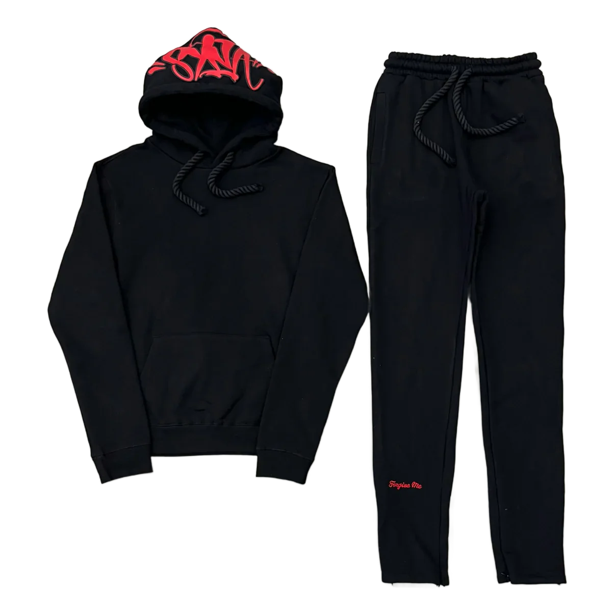 SYN TRACKSUIT - BLACK/RED