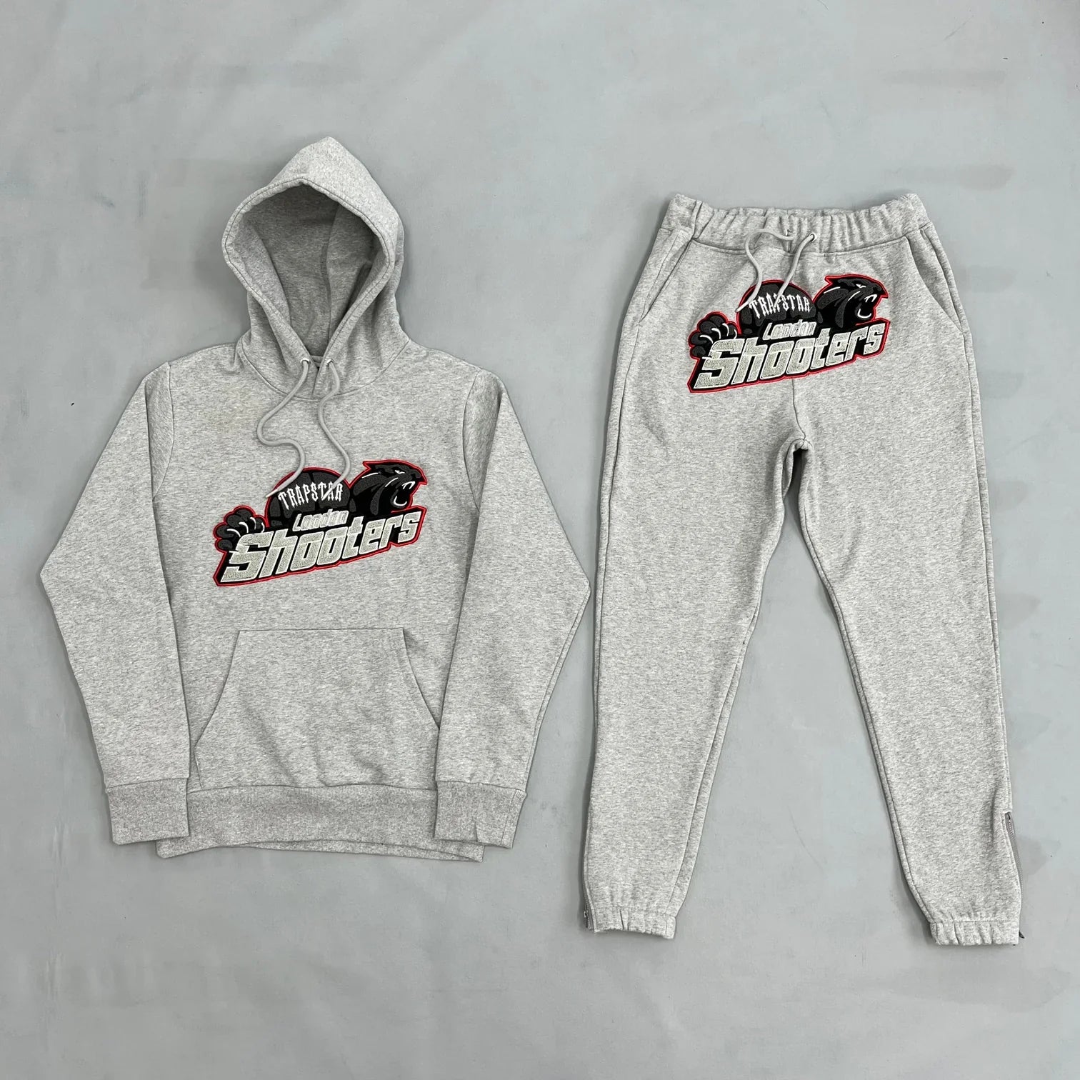 TRAP SHOOTERS TRACKSUIT - RED/GREY