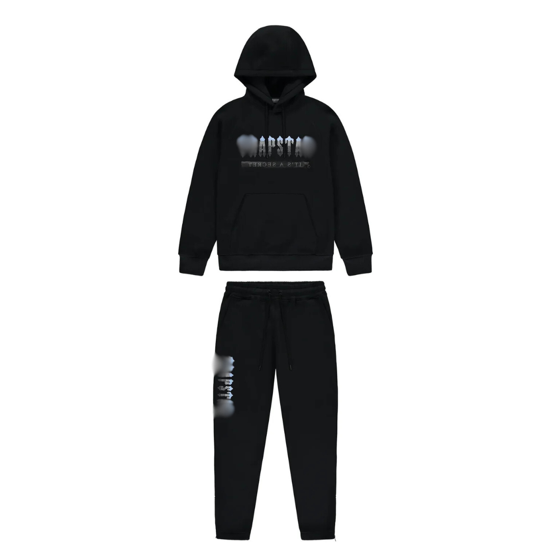 TRAP TRACKSUIT CHENILLE - ICE BLUE/BLACK