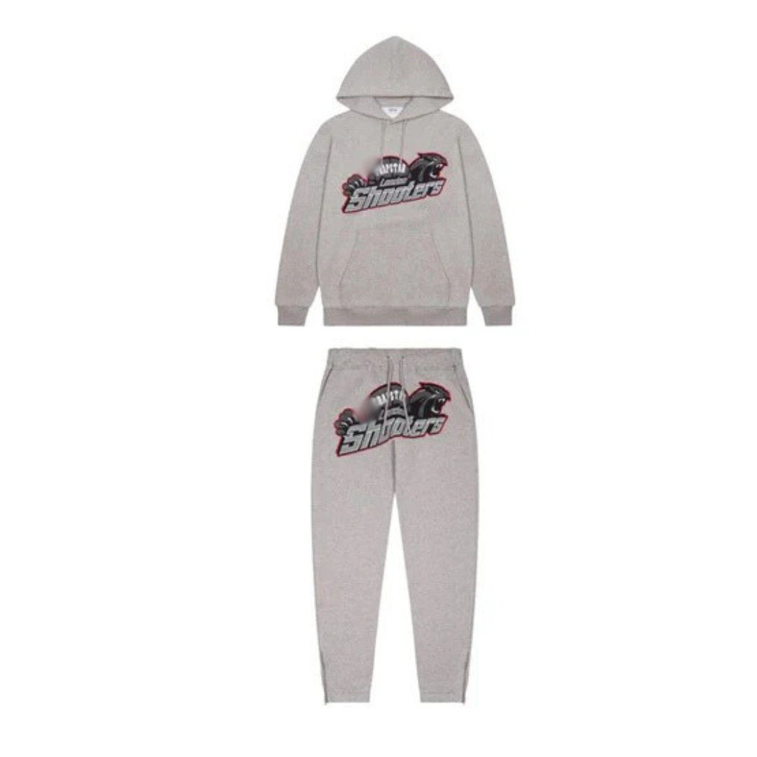 TRAP SHOOTERS TRACKSUIT - RED/GREY