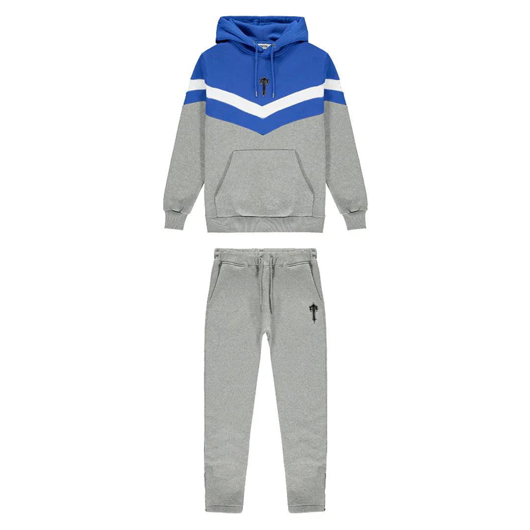 TRAP "V" TRACKSUIT - BLUE/GREY