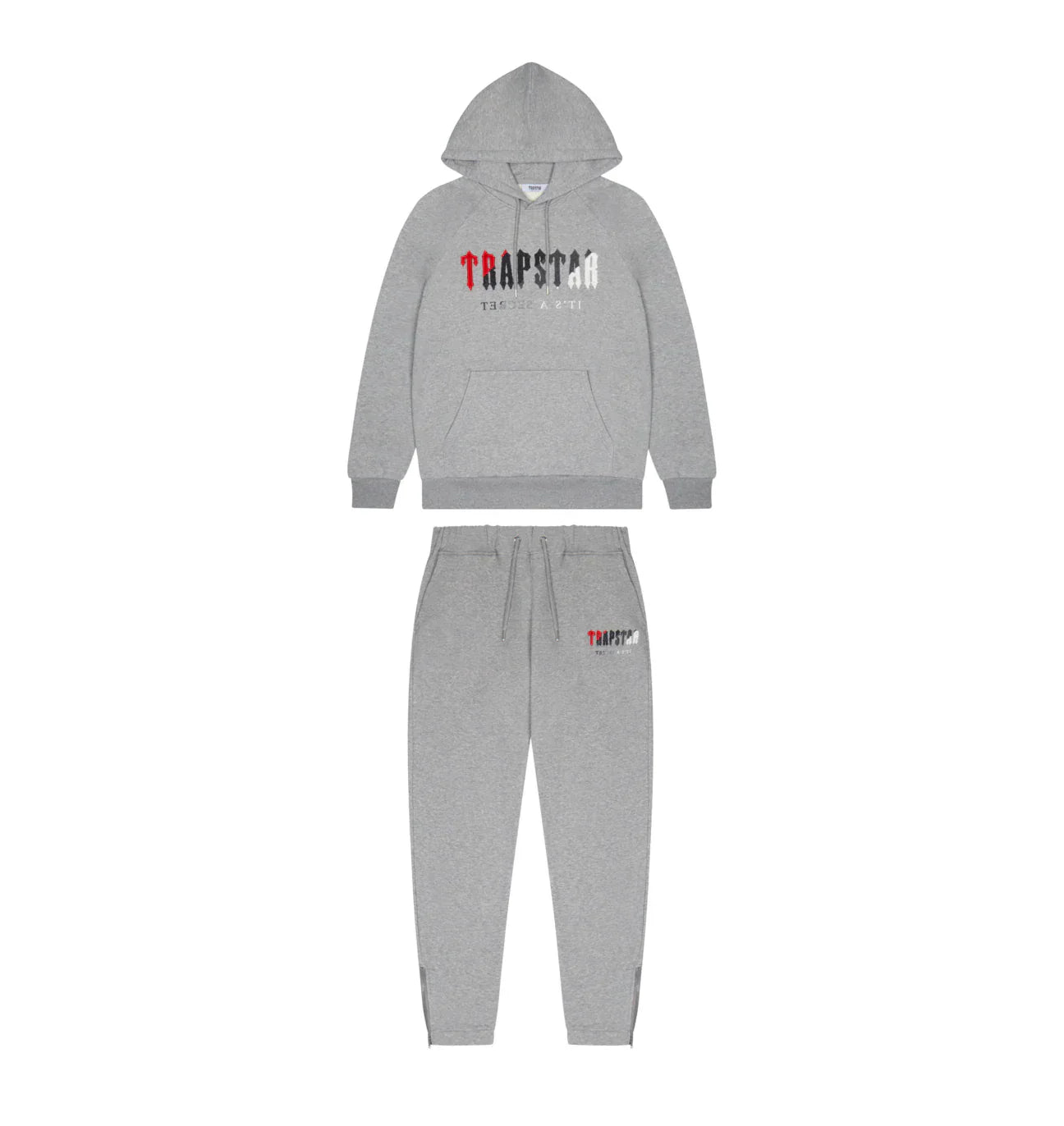 TRAP TRACKSUIT - RED/GREY