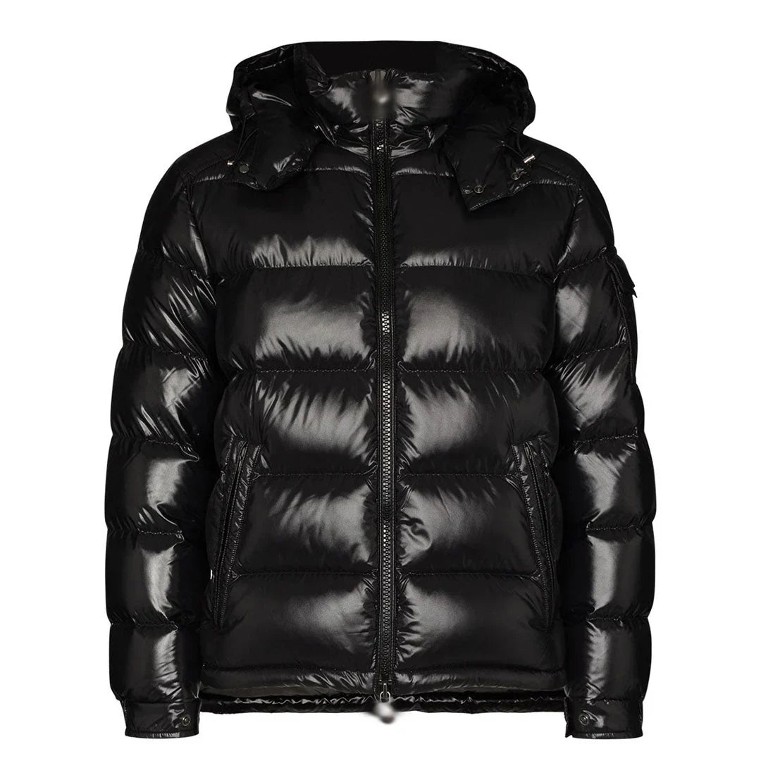 M-CLIZZY "MAYA" SHINY PUFFER - BLACK